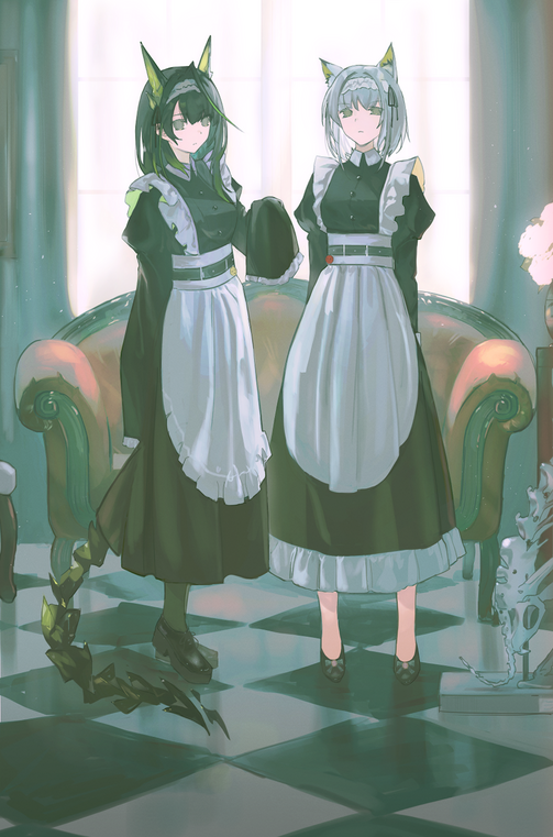 Full body art with background