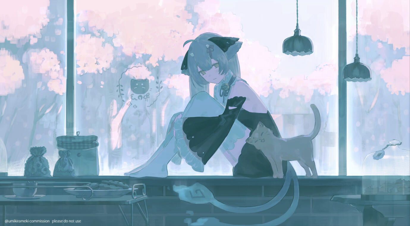 Full body art with background